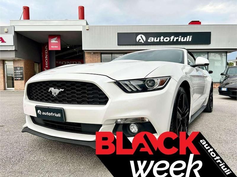 Detroit platinum white Usata 2017 Ford Mustang Convertible Cabrio | 29.600 € (Ottimo prezzo) - Immagine 1/4