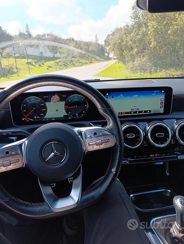 Usata Mercedes A180 Premium 2019 Bianco Berlina