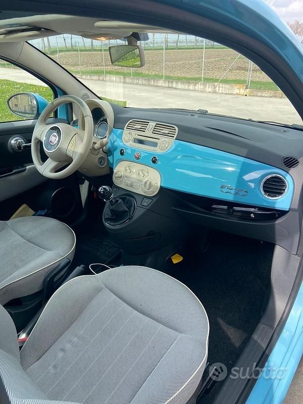 Usata Fiat 500 69 CV (50 kW) 2012 Blu Utilitaria