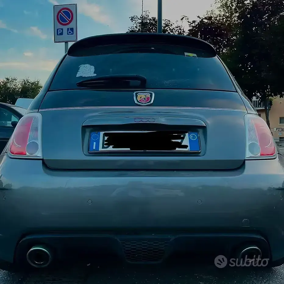 Usata Fiat 500 Abarth 100 CV (73 kW) 2008 Grigio Coupé