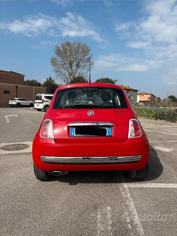 Usata Fiat 500 2008 Rosso Utilitaria