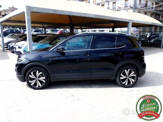 Usata VW T-Cross Advance 110 CV (80 kW) 2021 Nero SUV