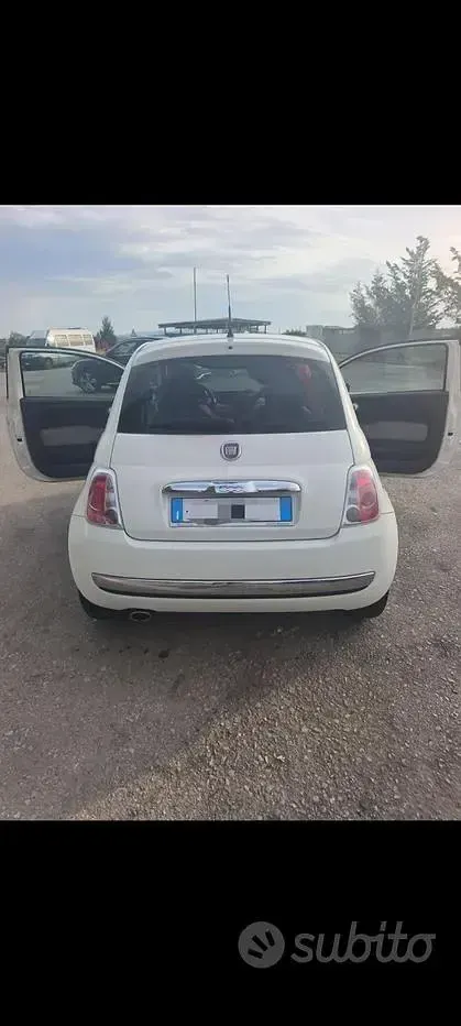 Usata Fiat 500 95 CV (69 kW) 2011 Bianco Utilitaria