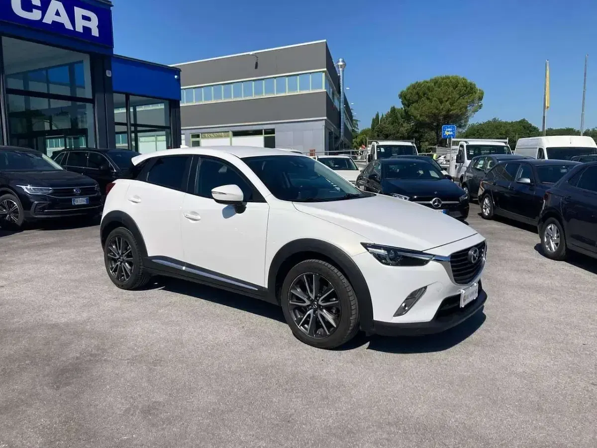 Usata Mazda CX-3 Exceed 105 CV (77 kW) 2016 Bianco perla SUV