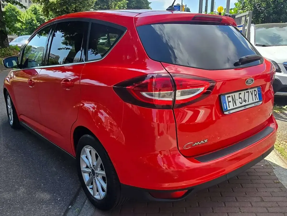 Usata Ford C-MAX Titanium 125 CV (91 kW) 2018 Rosso Monovolume