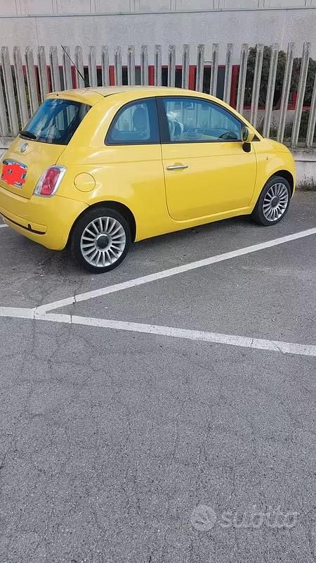 Usata Fiat 500 75 CV (55 kW) 2008 Giallo Berlina