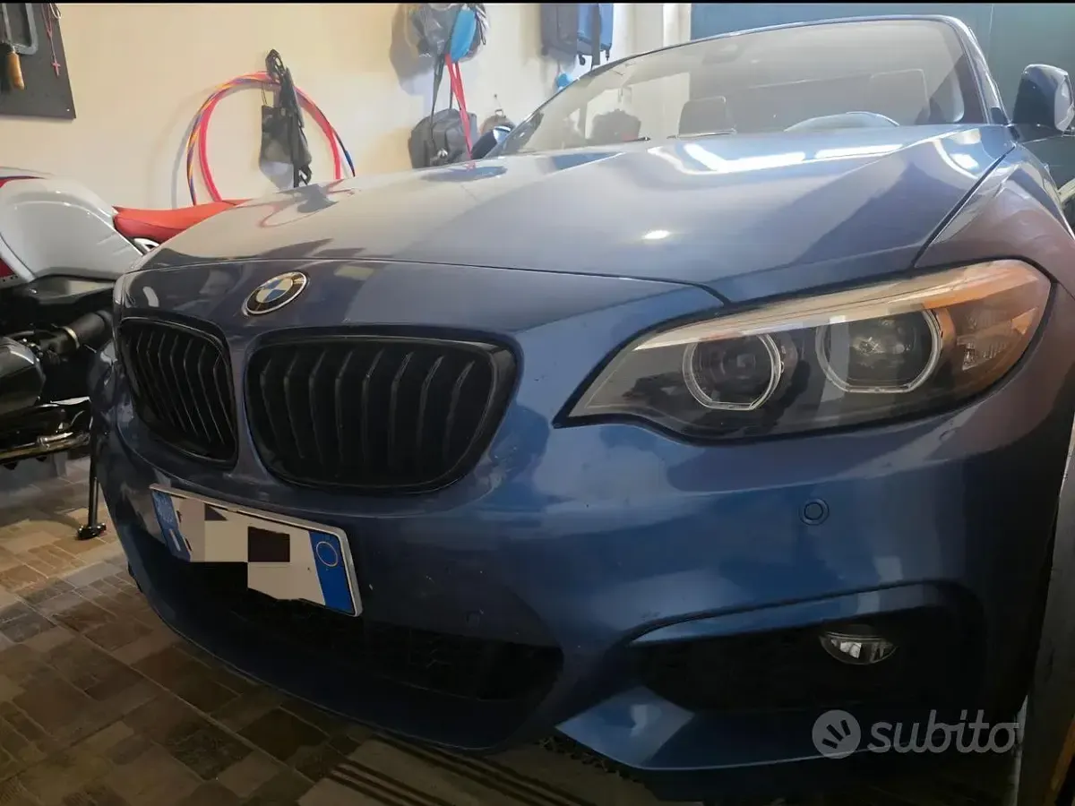 Usata BMW 218 M Sport 150 CV (110 kW) 2019 Bluazzurro Cabrio