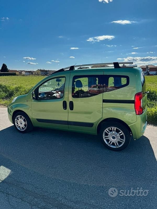 Usata Fiat Qubo Dynamic 95 CV (69 kW) 2011 Verde Monovolume