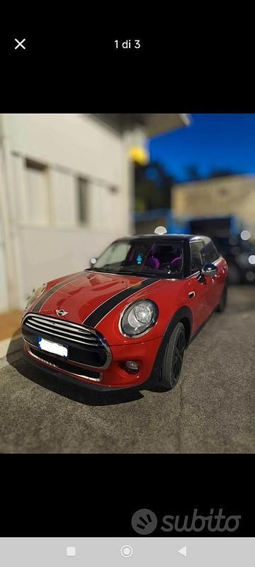 Usata Mini Cooper D 2015 Rosso Utilitaria