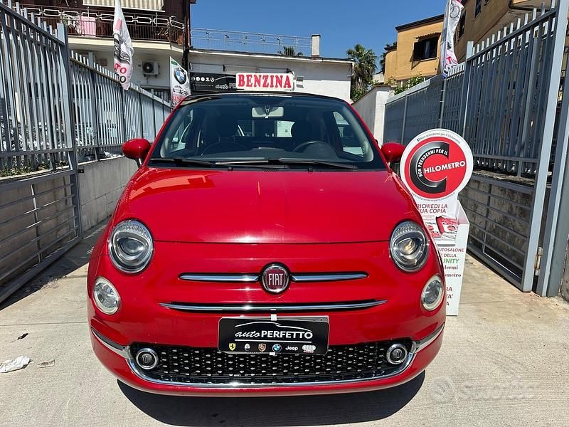 Usata Fiat 500C Lounge 69 CV (50 kW) 2015 Rosso Cabrio