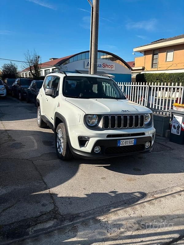 Usata Jeep Renegade Limited 190 CV (139 kW) 2021 Bianco SUV