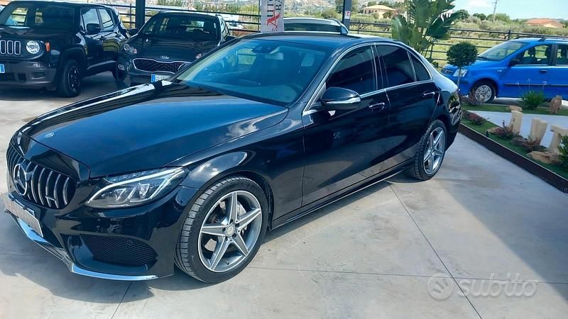 Usata Mercedes C220 Exclusive 170 CV (125 kW) 2015 Nero Berlina