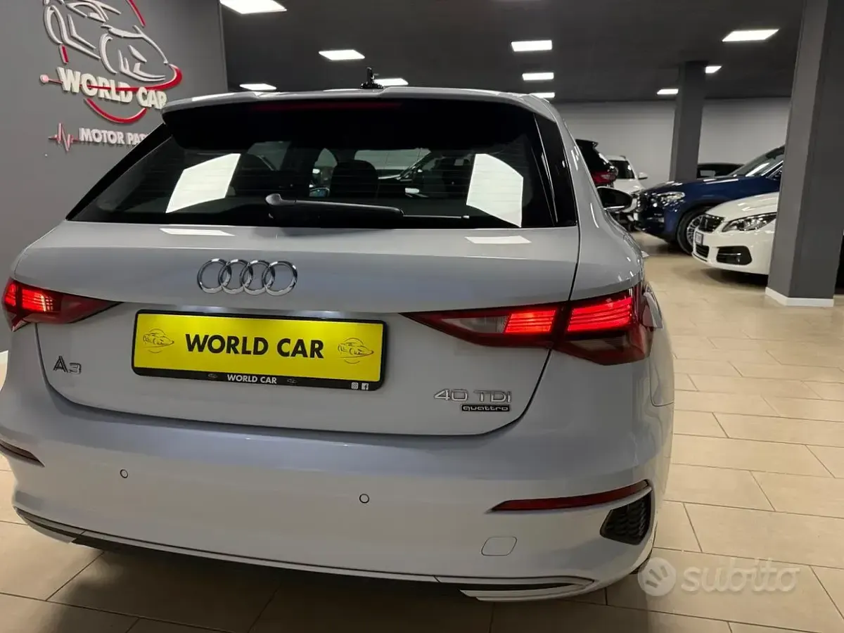 Usata Audi A3 Advanced Plus 200 CV (147 kW) 2022 Bianco Berlina