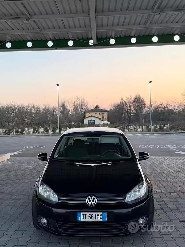 Usata VW Golf VI 110 CV (80 kW) 2009 Nero Utilitaria