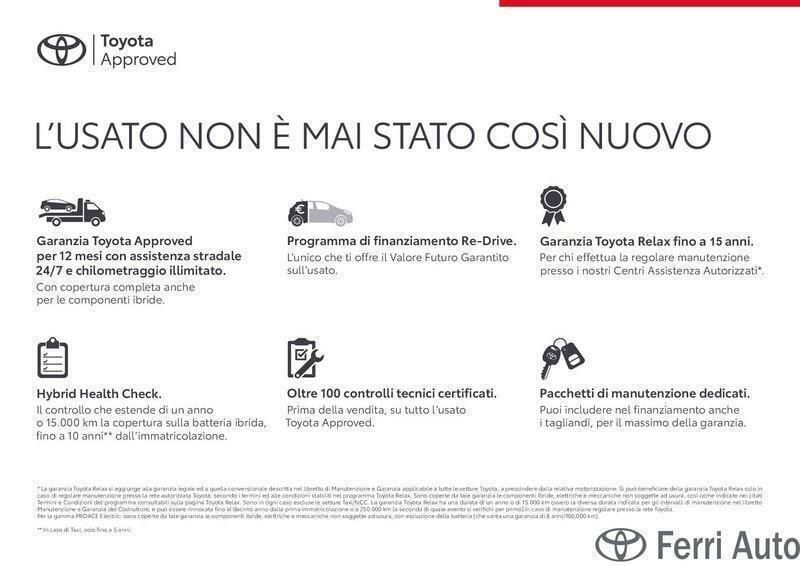 Usata Toyota C-HR Trend 197 CV (144 kW) 2024 Bianco SUV