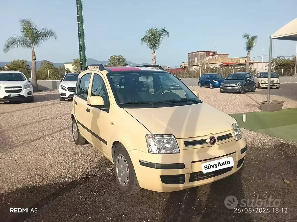 Usata Fiat Panda Emotion 60 CV (44 kW) 2010 Giallo Utilitaria