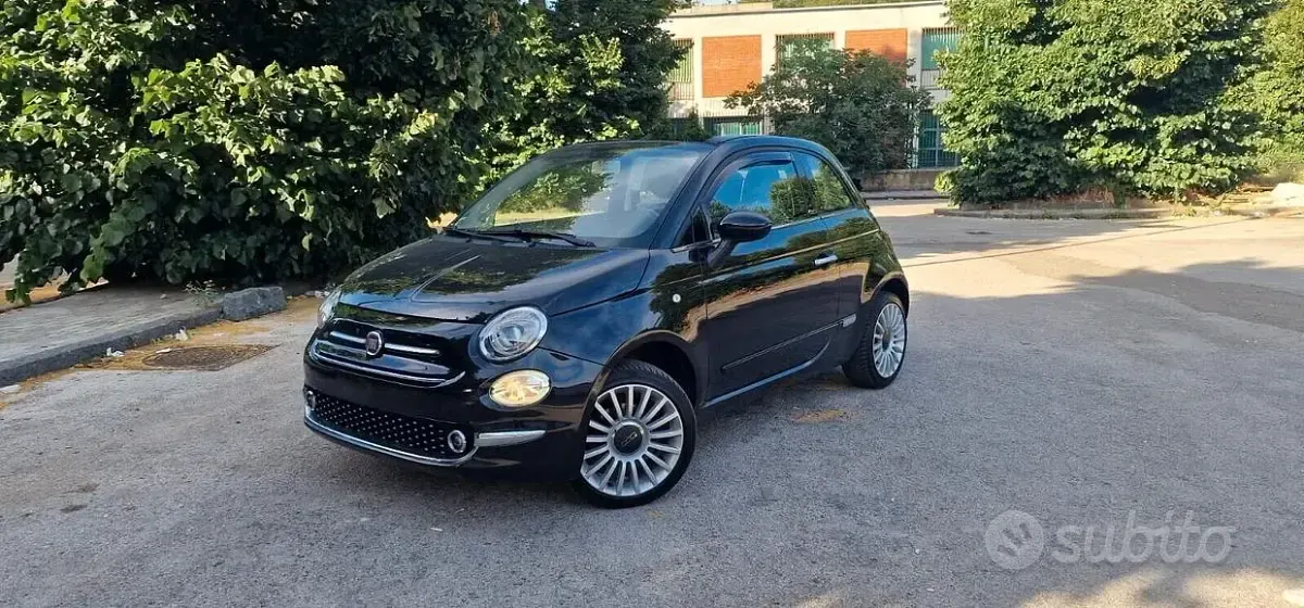 Usata Fiat 500C Lounge 69 CV (50 kW) 2018 Nero Cabrio