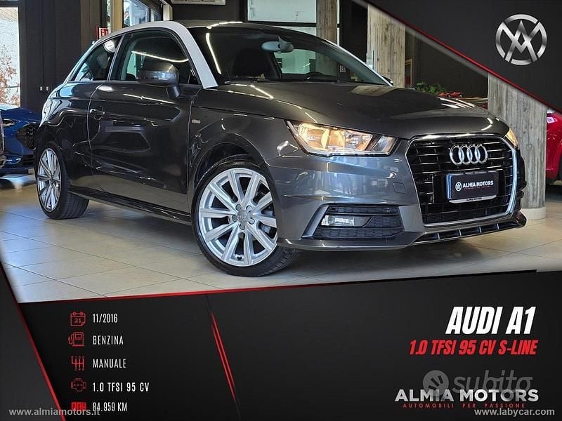 Usata Audi A1 Comfort 95 CV (69 kW) 2016 Grigio Utilitaria