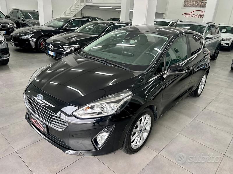 Usata Ford Fiesta Titanium 85 CV (62 kW) 2018 Nero Berlina