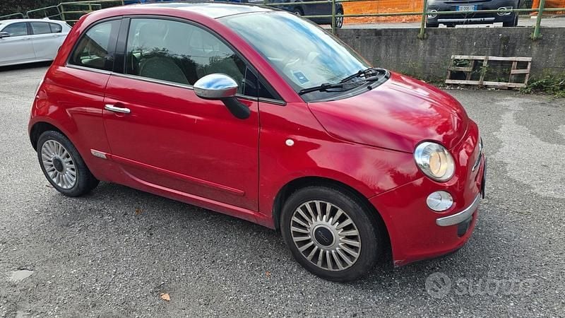 Usata Fiat 500 69 CV (50 kW) 2009 Rosso Cabrio
