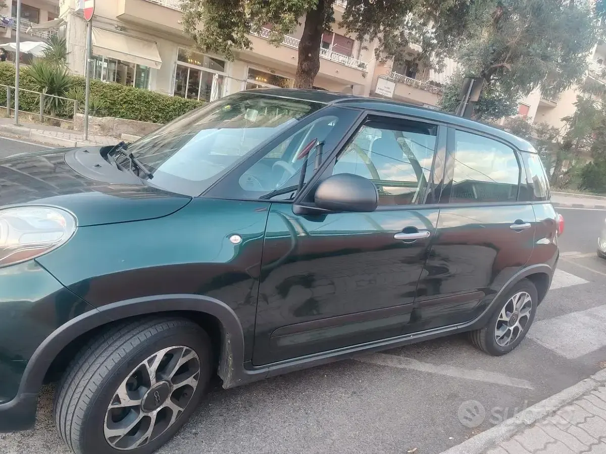 Usata Fiat 500L Cross 95 CV (69 kW) 2019 Verde Monovolume