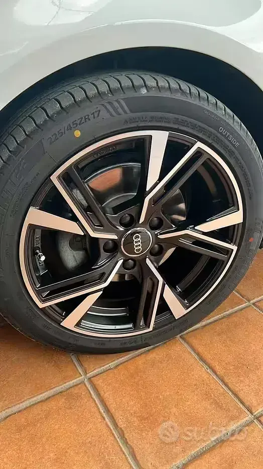 Usata Audi A3 110 CV (80 kW) 2015 Bianco Berlina
