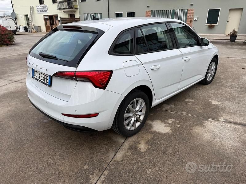 Usata Skoda Scala Sport 115 CV (84 kW) 2020 Bianco Utilitaria