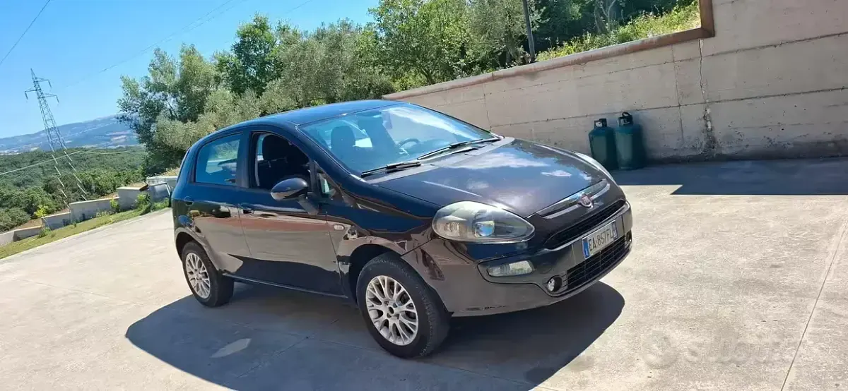 Usata Fiat Punto Evo Active 70 CV (51 kW) 2010 Nero Utilitaria