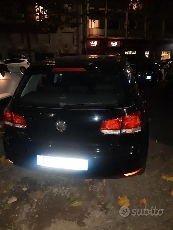 Usata VW Golf VI United 80 CV (58 kW) 2011 Nero Utilitaria