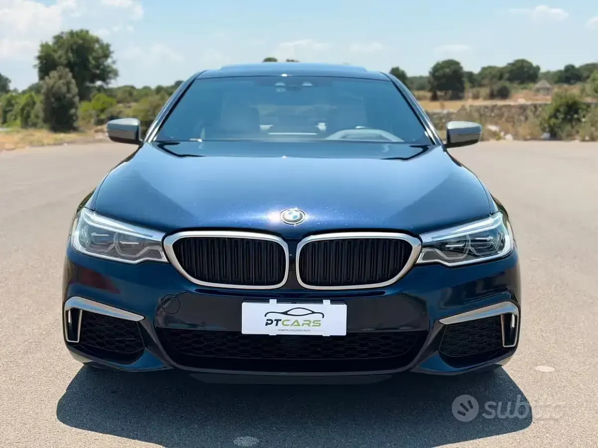 Usata BMW M550 M Sport 400 CV (294 kW) 2018 Blu Berlina