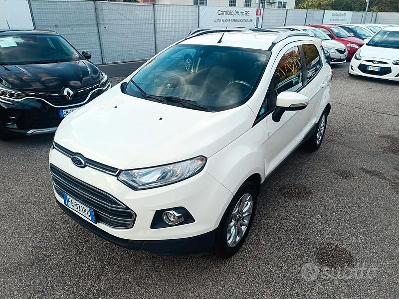 Usata Ford Ecosport Titanium 125 CV (91 kW) 2015 Bianco SUV