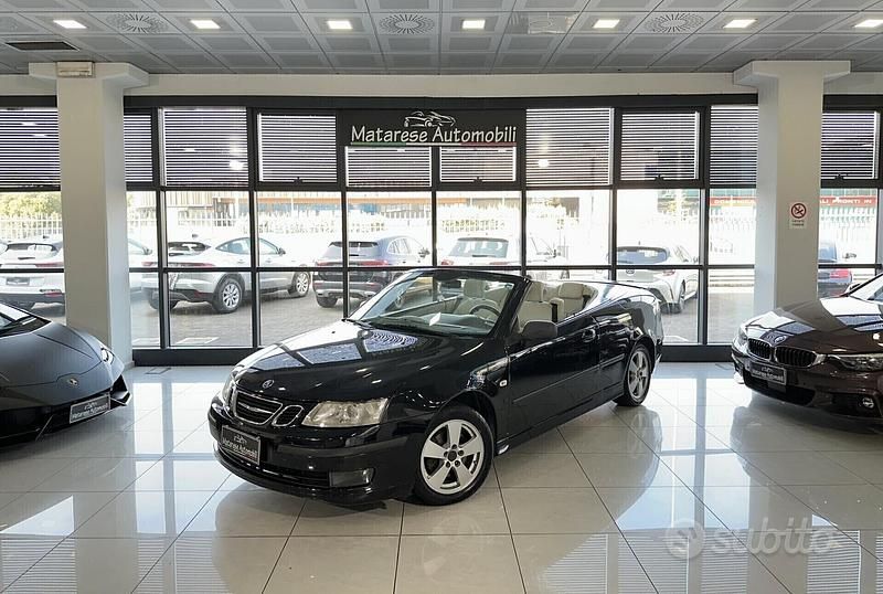Usata Saab 9-3 Cabriolet 150 CV (110 kW) 2006 Nero Cabrio
