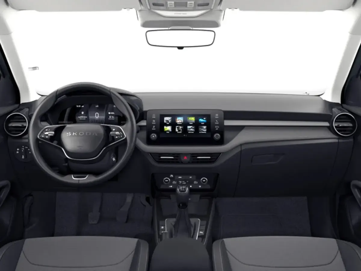 Nuova Skoda Fabia 95 CV (69 kW) 2026 Smokey diamondargento metallizzato nero Utilitaria