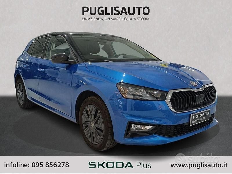 Usata Skoda Fabia 95 CV (69 kW) 2025 Blu Utilitaria