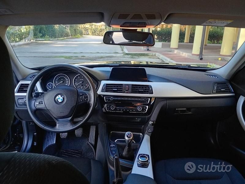 Usata BMW 316 90 CV (66 kW) 2019 Nero Station wagon