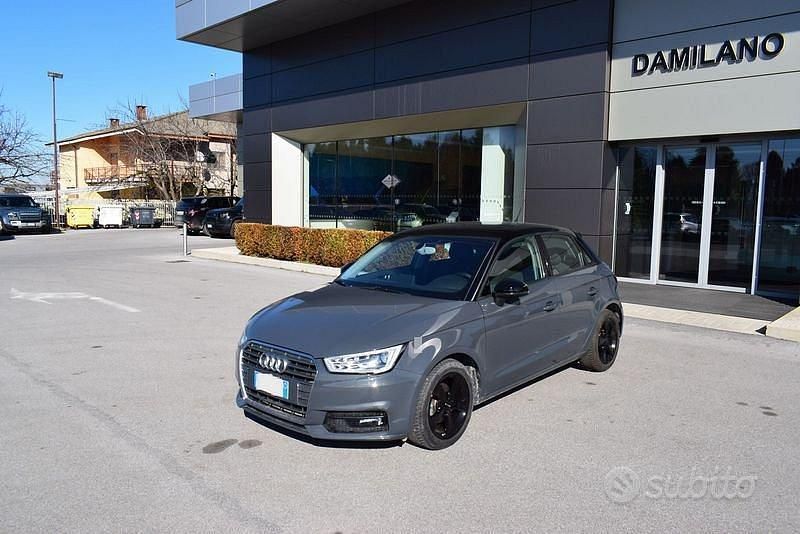 Usata Audi A1 Sportback Design 90 CV (66 kW) 2017 Grigio Utilitaria