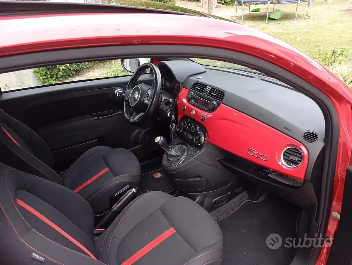 Usata Abarth 500 135 CV (99 kW) 2012 Rosso