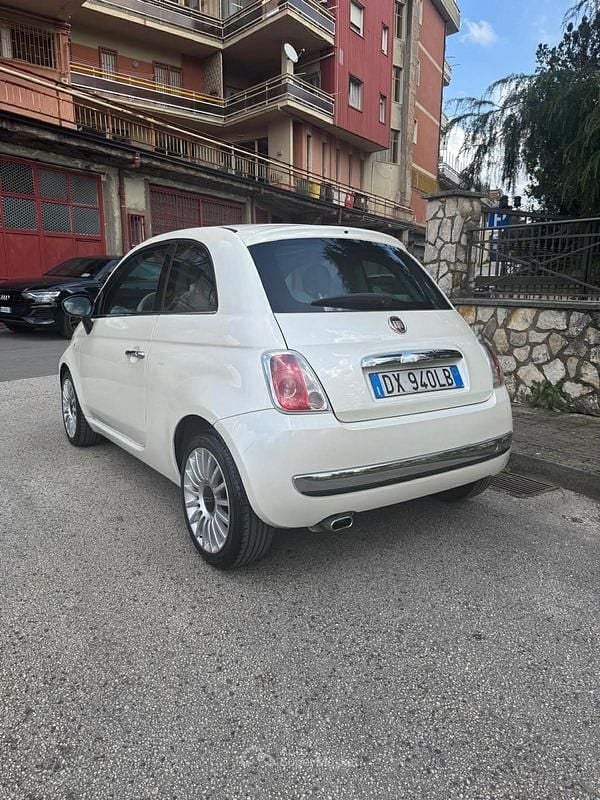 Usata Fiat 500 99 CV (72 kW) 2009 Bianco Cabrio