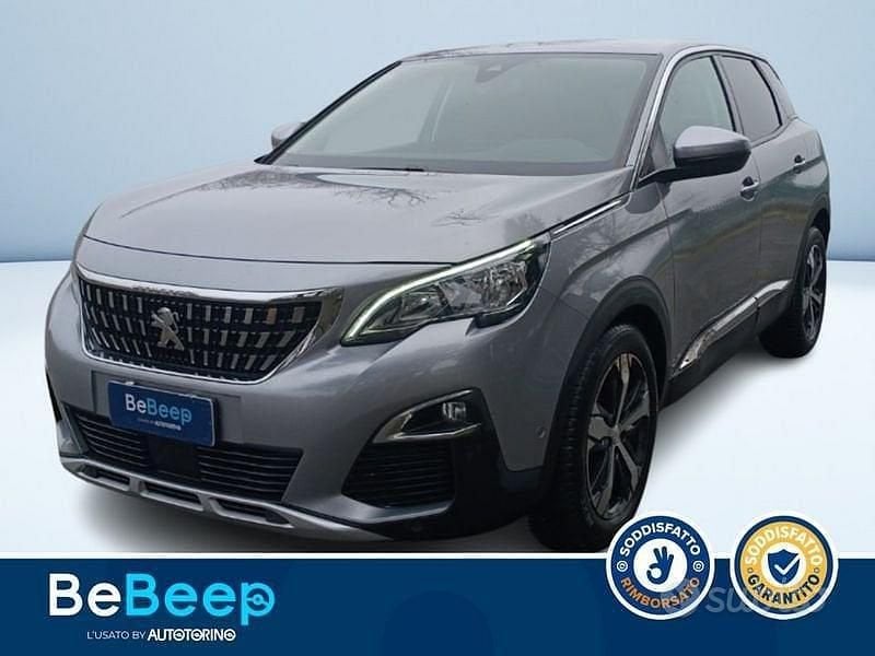 Grigio metallizzato Usata 2018 Peugeot 3008 Allure SUV | 12.100 € (Super prezzo) - Immagine 1/3