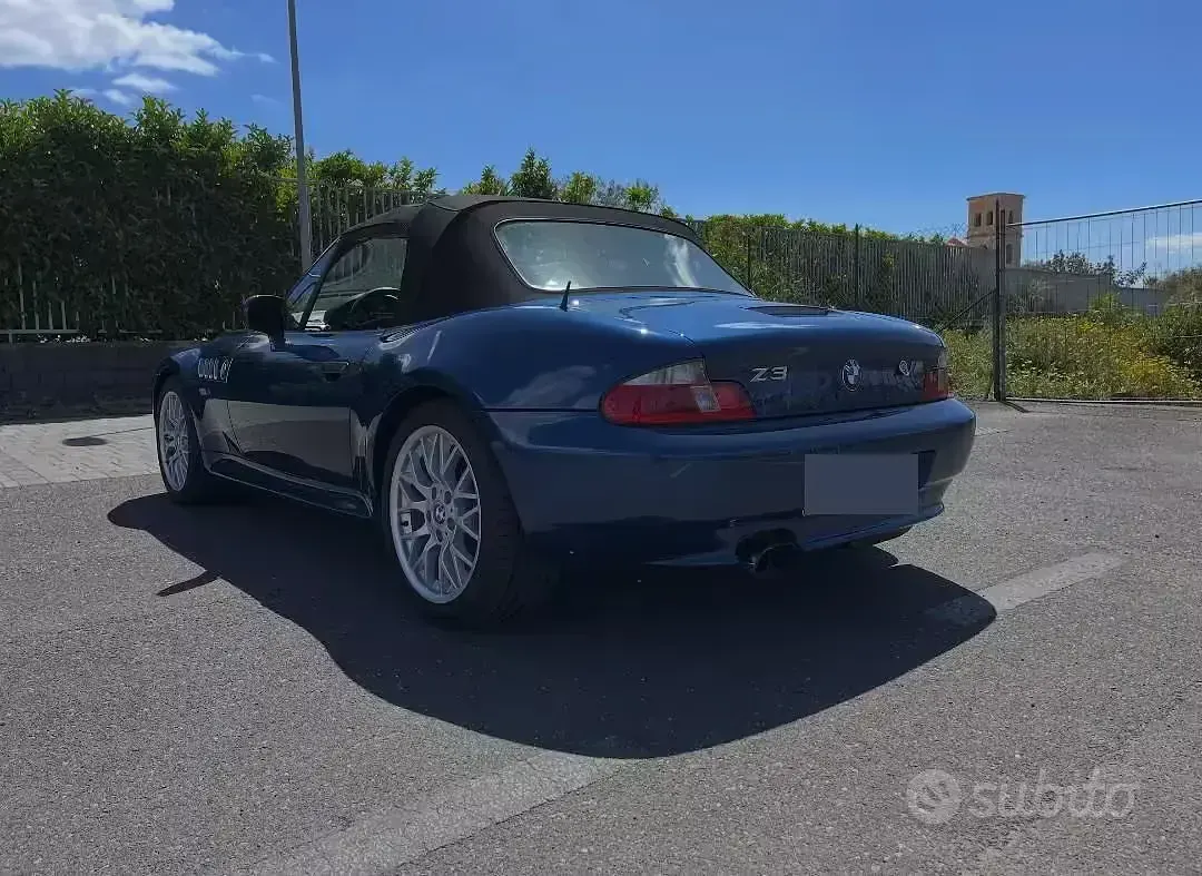 Usata BMW Z3 Sport Line 140 CV (102 kW) 2002 Blu Cabrio