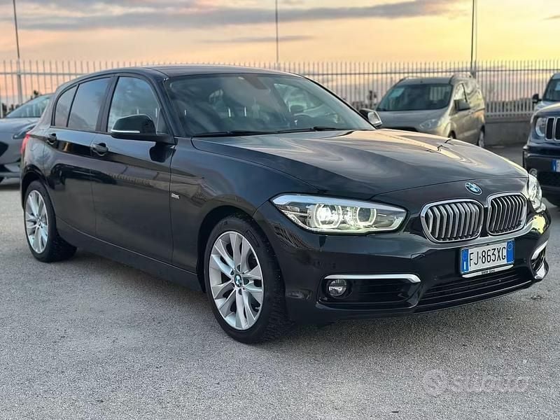 Usata BMW 118 150 CV (110 kW) 2017 Nero Utilitaria