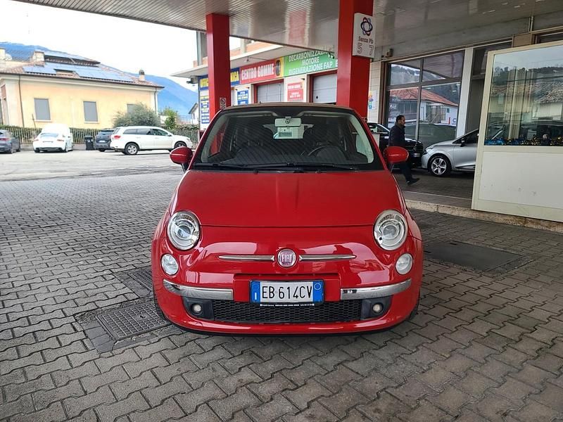 Usata Fiat 500 95 CV (69 kW) 2010 Rosso Cabrio