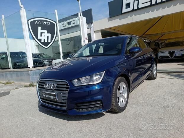 Usata Audi A1 Sport 90 CV (66 kW) 2018 Blu metallizzato Utilitaria