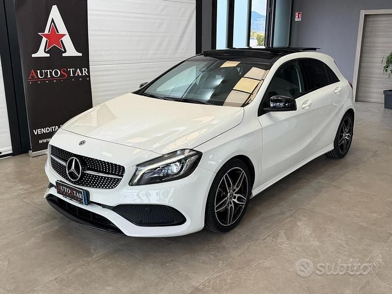 Usata Mercedes A180 Premium 109 CV (80 kW) 2017 Bianco Berlina