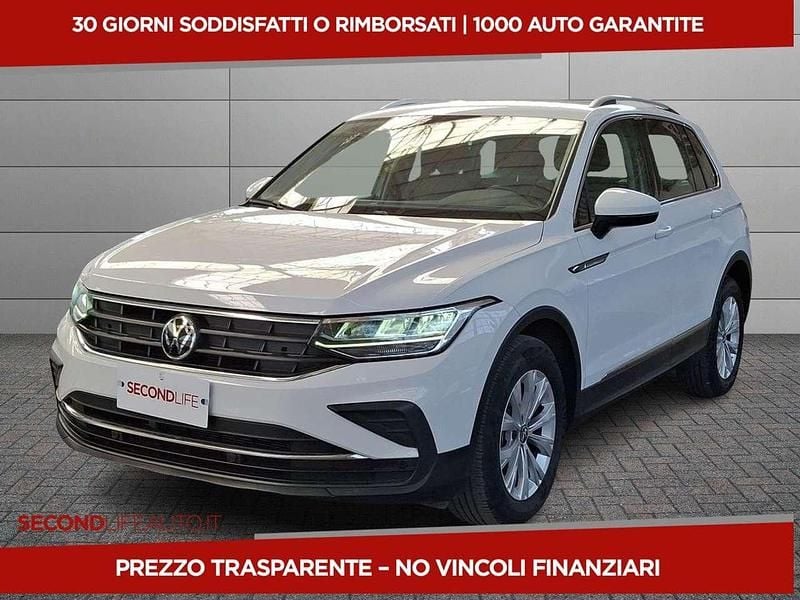 Bianco Usata 2021 VW Tiguan Life SUV | 25.500 € (Buon prezzo) - Immagine 1/4