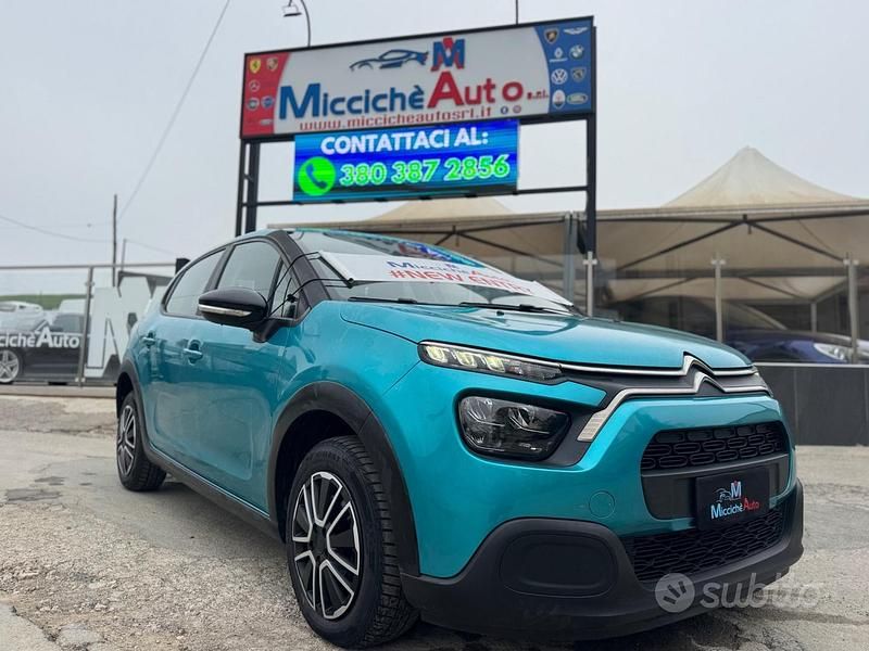 Usata Citroën C3 102 CV (75 kW) 2021 Blu Utilitaria