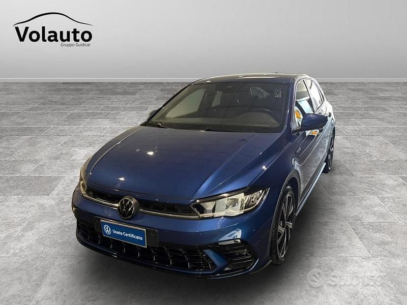 Blu/azzurro Usata 2023 VW Polo R-line Berlina | 23.000 € (Molto cara) - Immagine 1/4