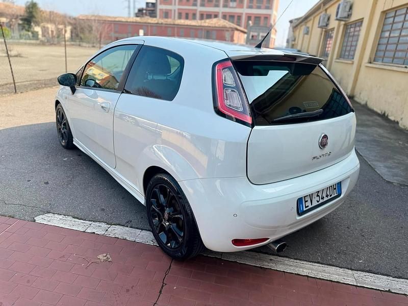 Usata Fiat Punto Lounge 85 CV (62 kW) 2014 Bianco Utilitaria