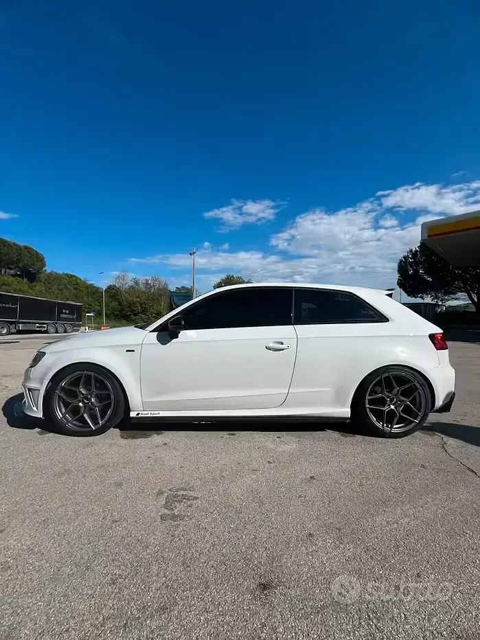 Usata Audi A3 S-Line 150 CV (110 kW) 2015 Bianco Berlina