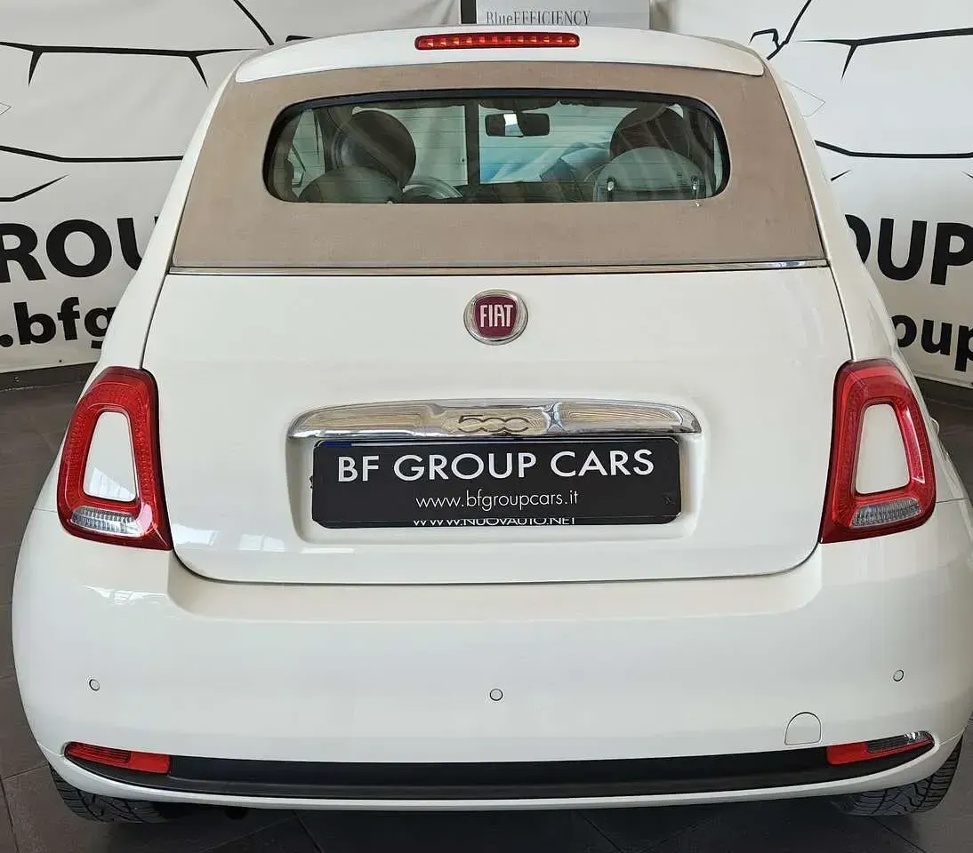 Usata Fiat 500C Lounge 86 CV (63 kW) 2018 Bianca Cabrio